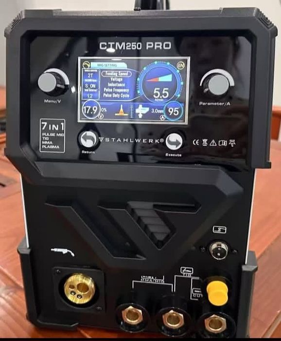 Unversal sevarshini aparat Stahwerk cTm 250pro 7 in 1 pulus mig tig pl