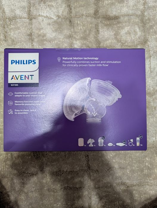 Vând pachet complet pompa automată san Philips sigilat, neutilizat