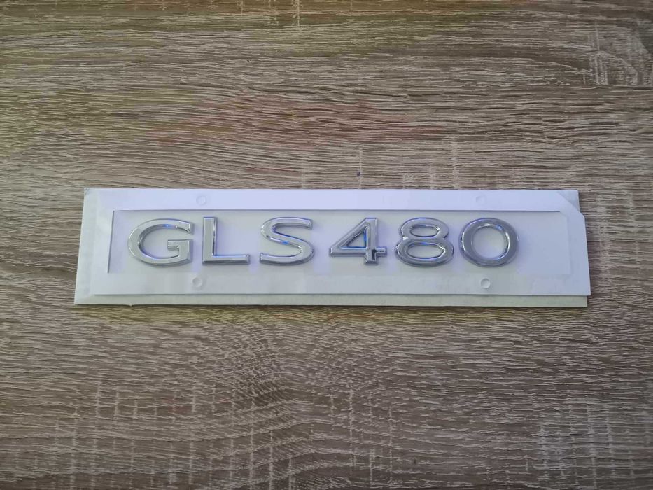 сребрист надпис нов стил Mercedes Benz GLS 480