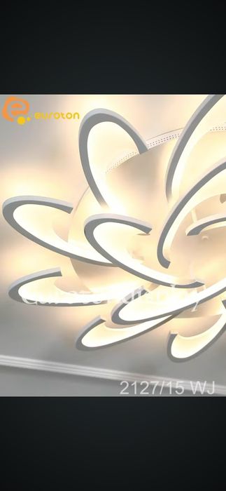 Голяма Бяла LED лампа Ф120 см 150 W