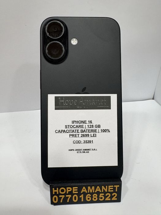 Hope Amanet P1 iPhone 16 128GB