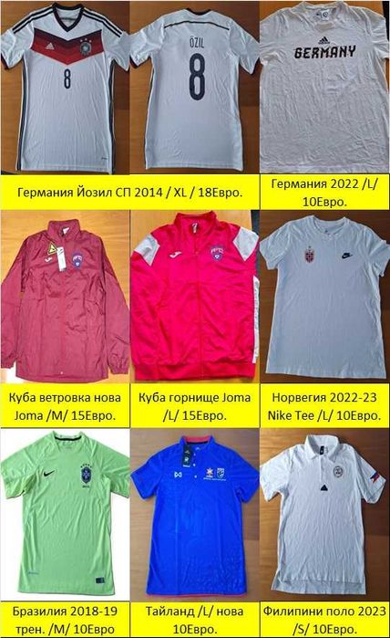 Футболни екипи - Байерн,Арсенал,Манчестър,Ливърпул,Бодьо Глимт,Бран