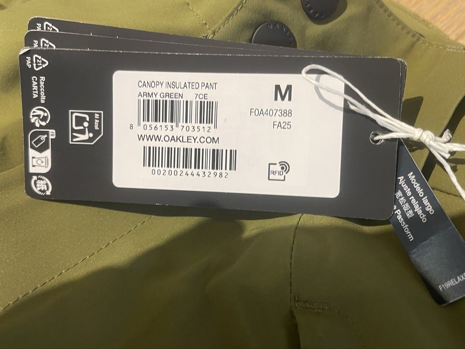 Pantaloni de schi/snowboard Oakley Men's Canopy Insulated FN Dry 10K - M