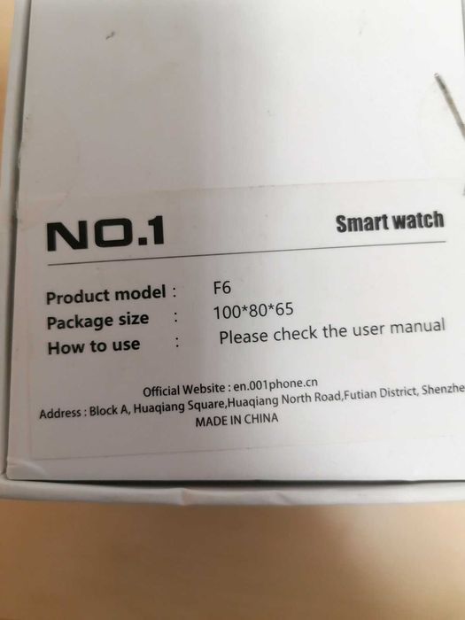 Смарт часовник Smartwatch F6