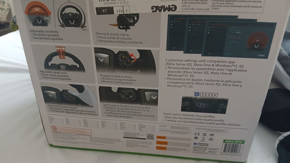 Volan gaming  PC, Xbox, cu pedale