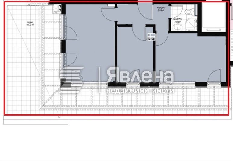 Продава се Тристаен апартамент в Варна, Аспарухово - 111 кв.м за 1113 €/кв.м - Снимка #3