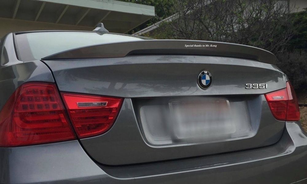 Eleron portbagaj model Performance High Kick pentru Bmw E90  CALITATE PREMIUM ️️️️️