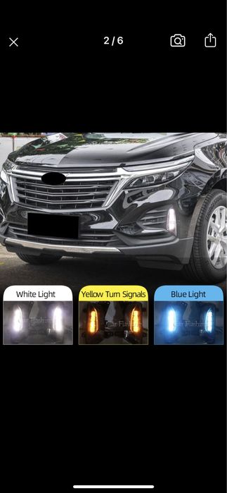 Противатуманки на эквинокс equinox шевроле