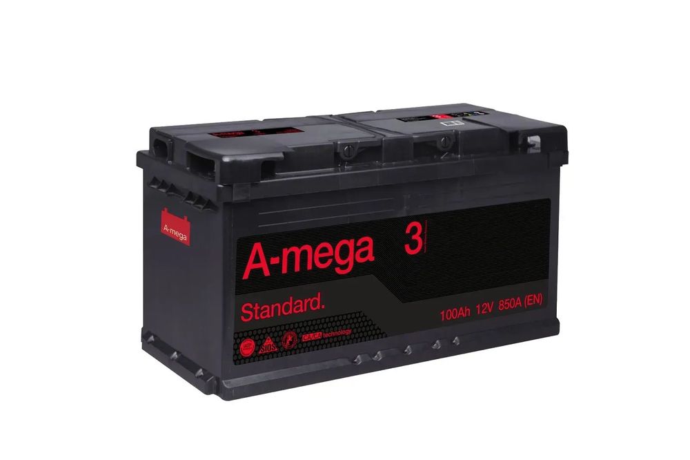 Акумулатор A-mega-3 Standard, 100 Аh, 850 А