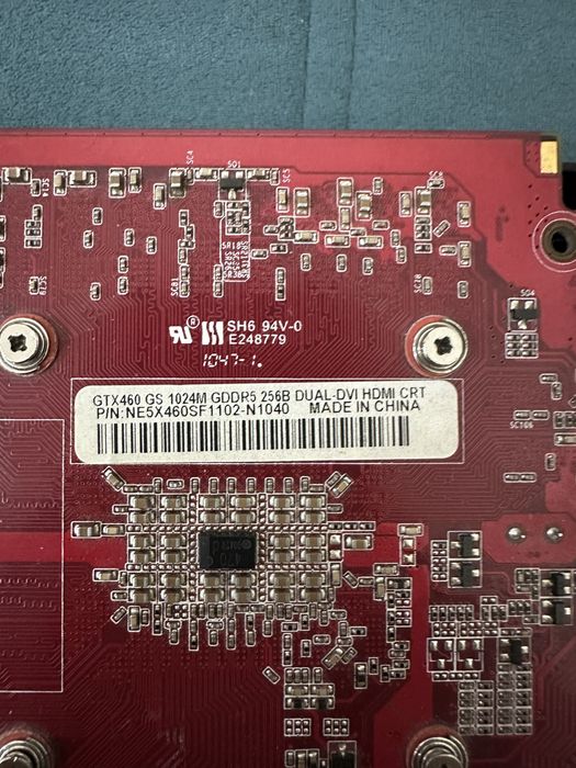 GTX 460 на 1ГБ(GDDR5)