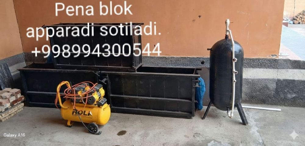 Pena blok aparati sotiladi.