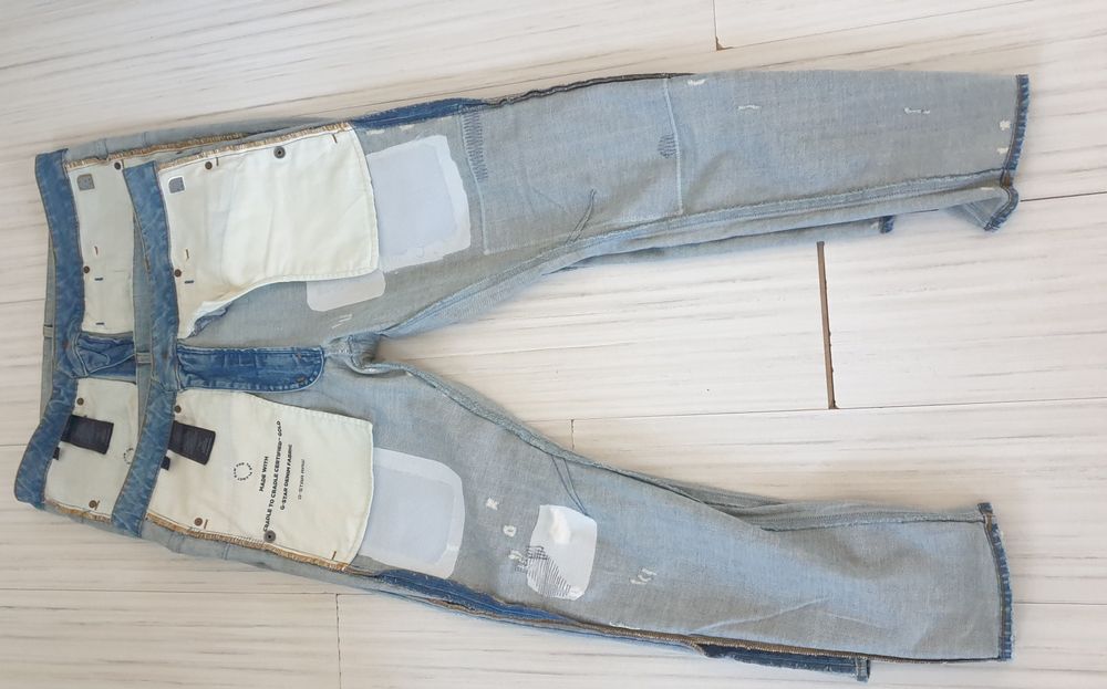 G - Star D - Staq 3D Slim Mens Size 34/34 и 34/32 2бр НОВО! ОРИГИНАЛ Мъжки Дънки!