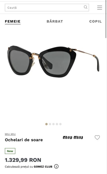 Ochelari miu miu