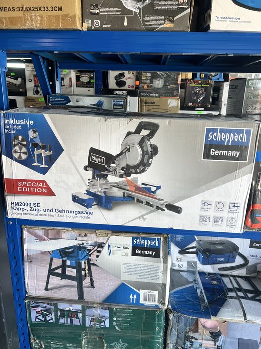 Пендула / Настолен потапящ циркуляр с изтегляне Scheppach HM2000SE -2000W ,4700 об/мин