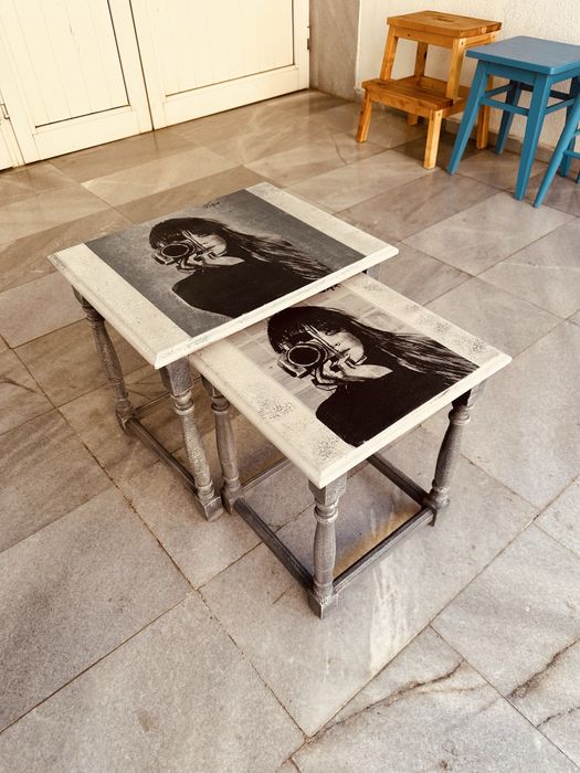 Арт помощни масички – комплект 2 бр. | Industrial / Urban стил