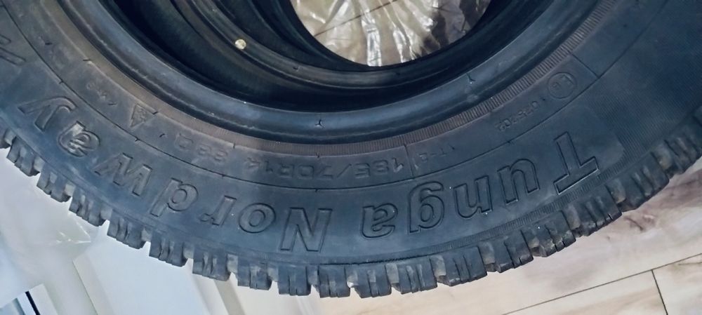 Зимние шины в комплекте на авто кобальт