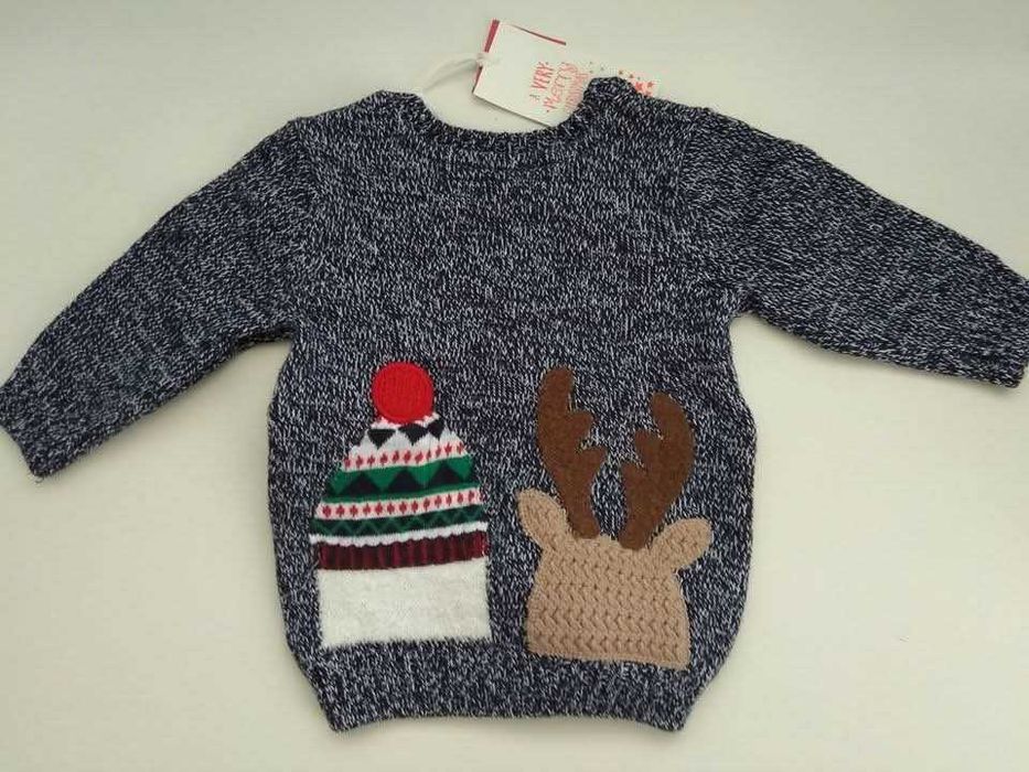 Коледни дрешки 0-3  мес..