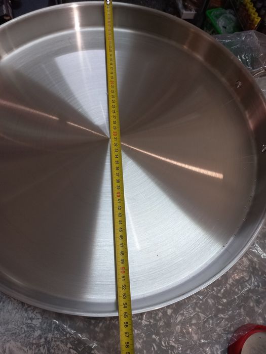 Tavă/ grill, înox alimentar 55 cm x 5,5 cm