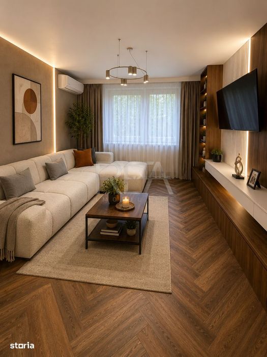 3 camere, Ștefan cel Mare, et. 1, 68 mp, metrou, renovat, anvelopat — fotografia 1