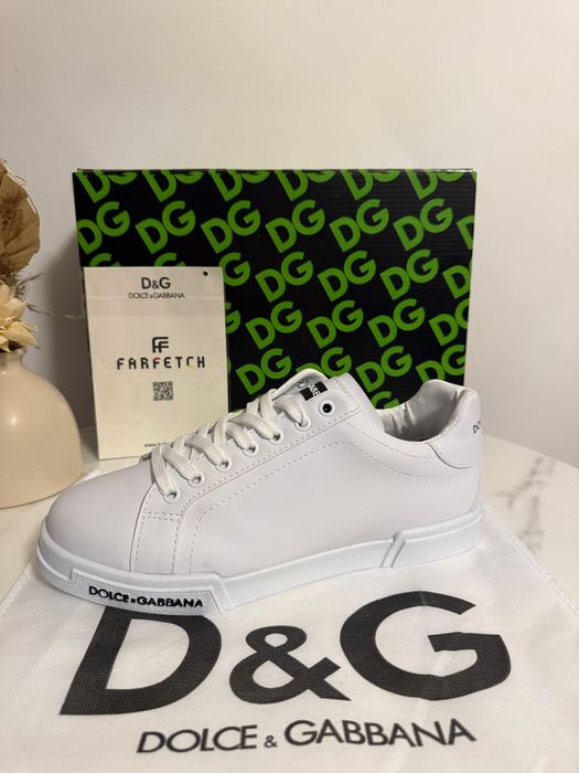 Tenesi/Papuci Dolce Gabbana Full White