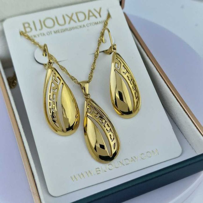 Versace Almond Set  | колие и обеци „бадем“