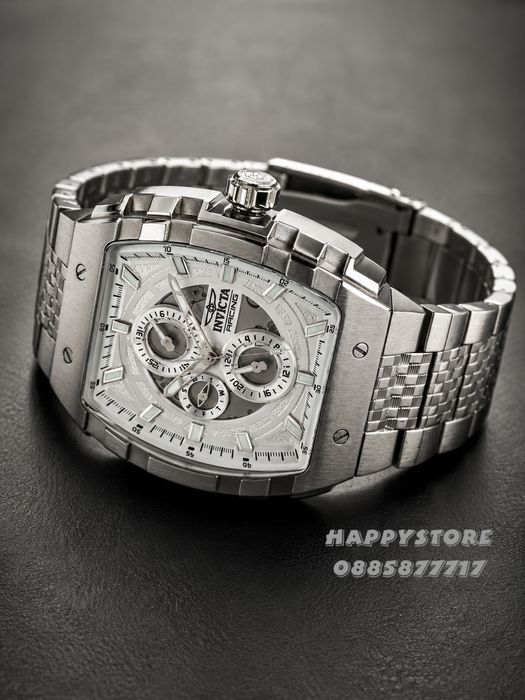 INVICTA Racing Silver Flame 47 mm, Инвикта нов мъжки часовник