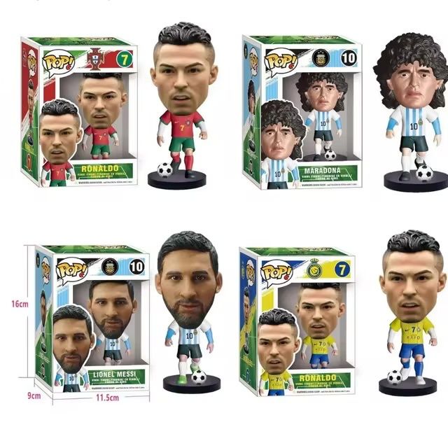 Фигурки Lionel Messi/Ronaldo/Maradona Pop