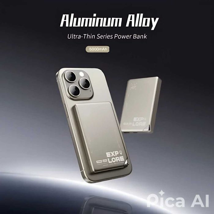 WIWU Power Bank 5000mAh — ультратонкий с magsafe. Есть доставка