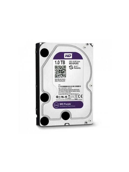 Жёсткие диск HDD WD PURPLE    1 / 2 / 4 / 6 / 8 /10 TB