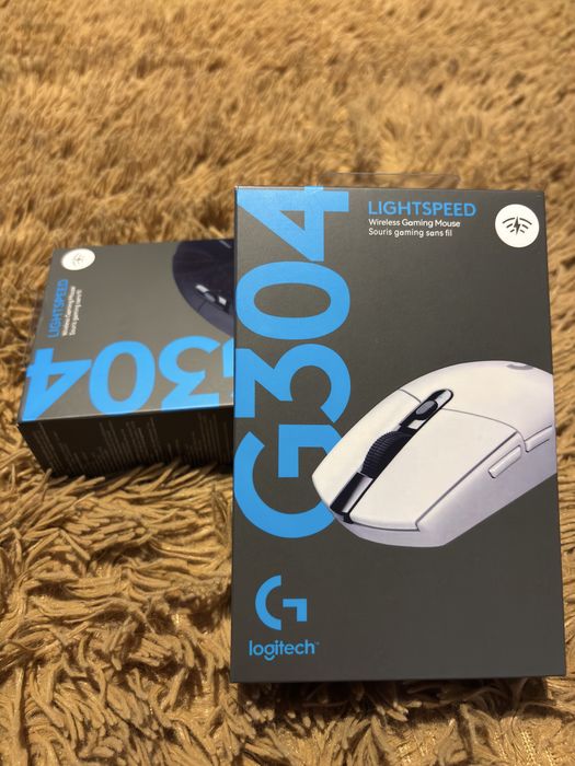 Mouse logitech g304 wireless pe alb/negru (new)
