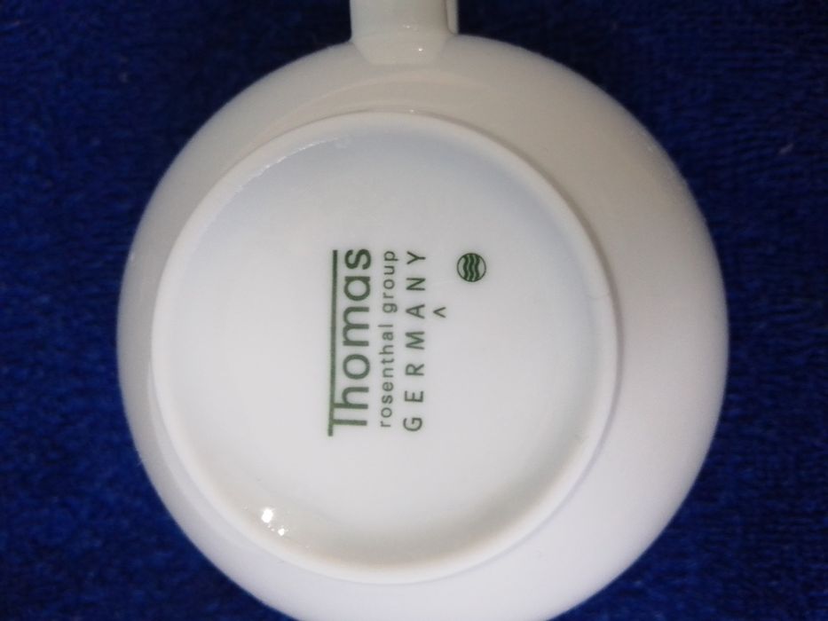 Set 6 cesti+farfurioare Rosenthal Thomas germania albe