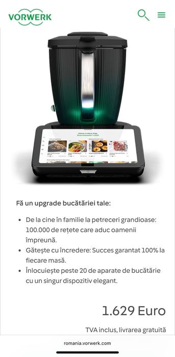 Thermomix 7 nou direct la tine acasa