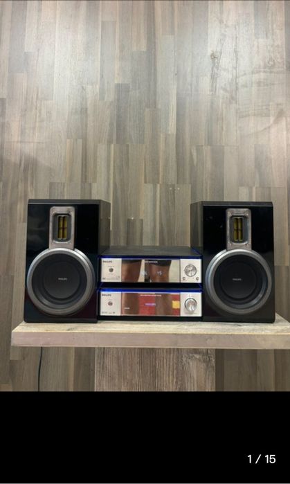 Set Boxe Philips MCD 716 Piano Black