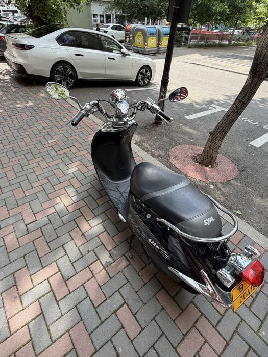 Scuter SYM Allo 2020 49cc Benzina Euro 4 Negru 18125 km Stare Perfecta Fara Defecte