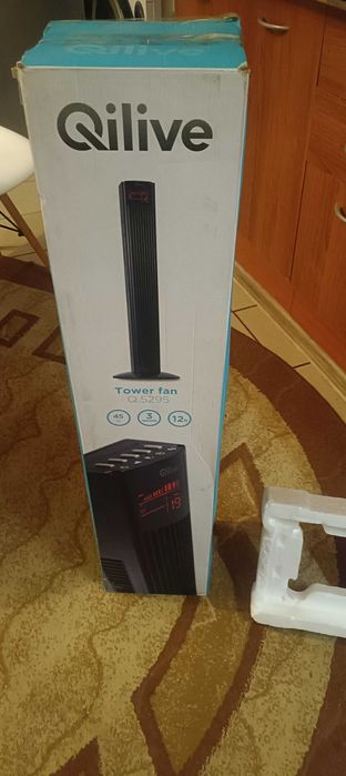 Ventilator tip turn Qilive Q.6903, 45W, 3 viteze