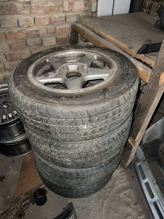 Диски BMW е36 на зимней резине
