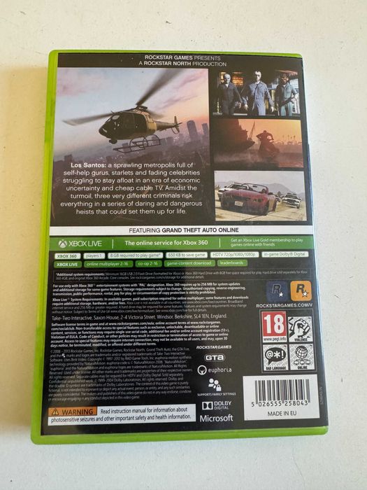 Grand Theft Auto V (GTA 5) за Xbox 360/Xbox One/Series X