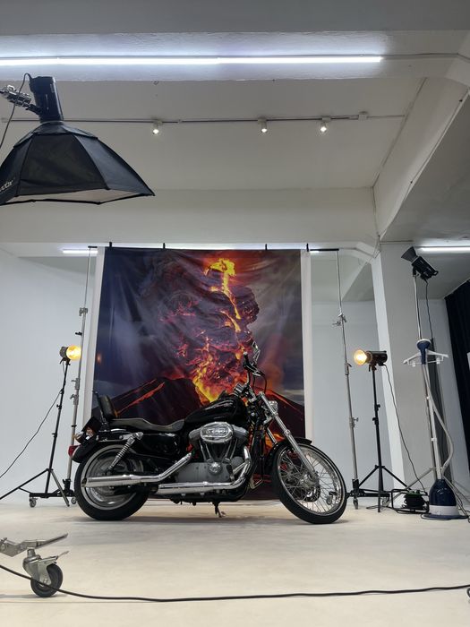 Фотоссесия с мотоциклом