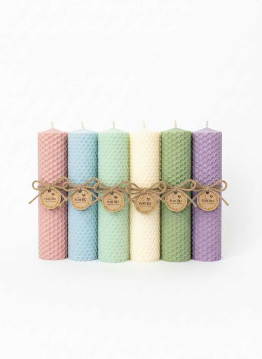 Lumanari nunta, cununie, botez din ceara naturala