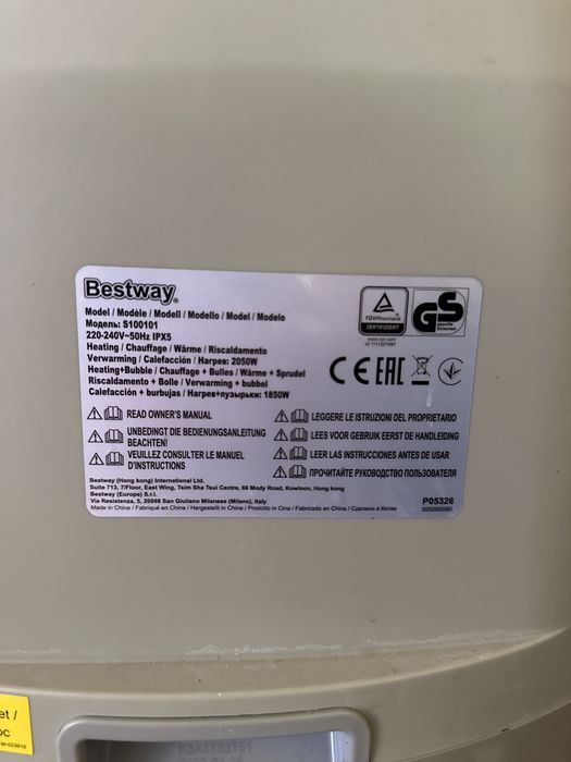Unitate de pompă + încălzire originală Bestway Lay-Z-Spa Hollywood