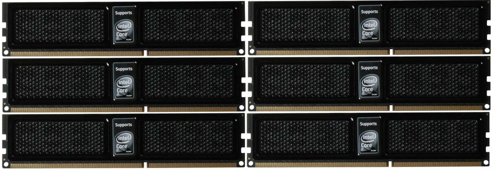 RAM 12GB 6x2gb OCZ XMP Ready Series 1600Mhz DDR3 1366 X58