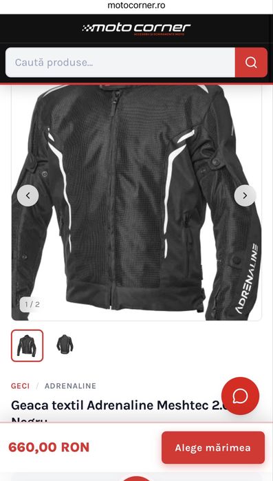 Geaca Moto Adrenaline Meshtec 2.0