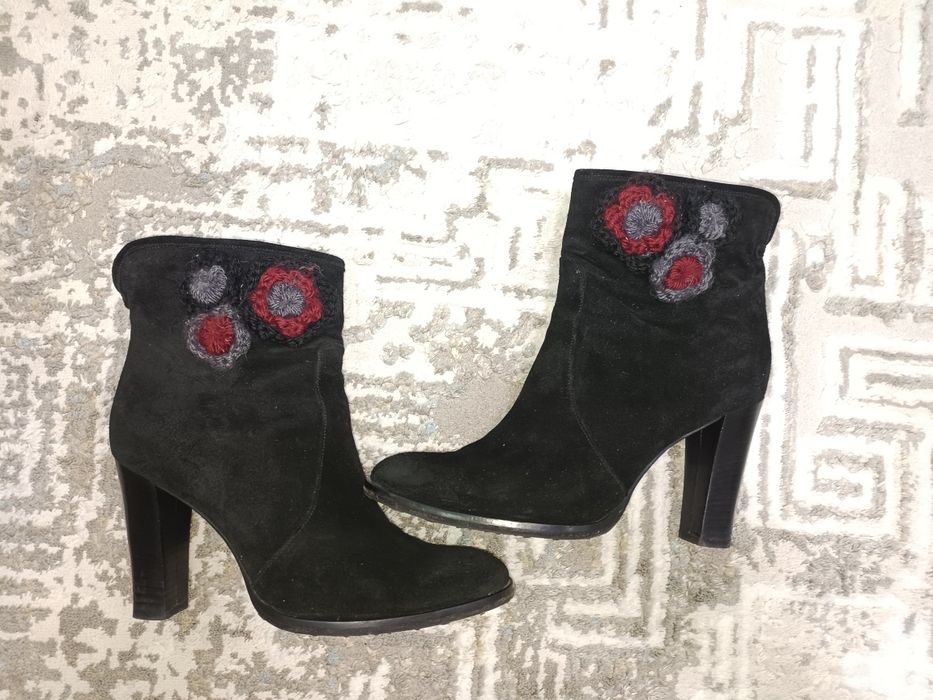 Сапожки замшевые 40р