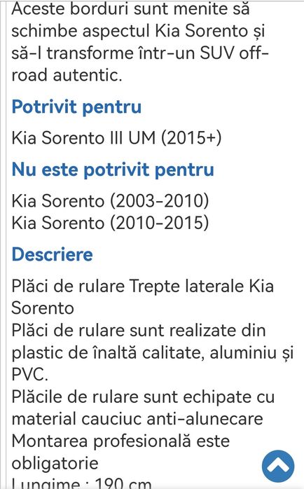 Praguri laterale Kia