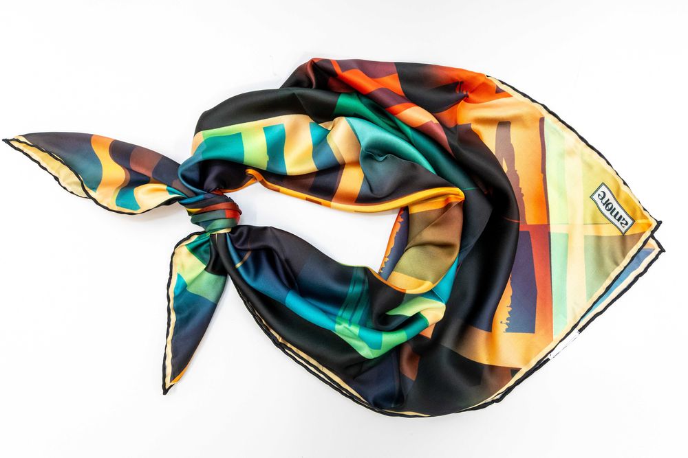 Елегантен дамски шал AMORE Donatella, 90смх90см