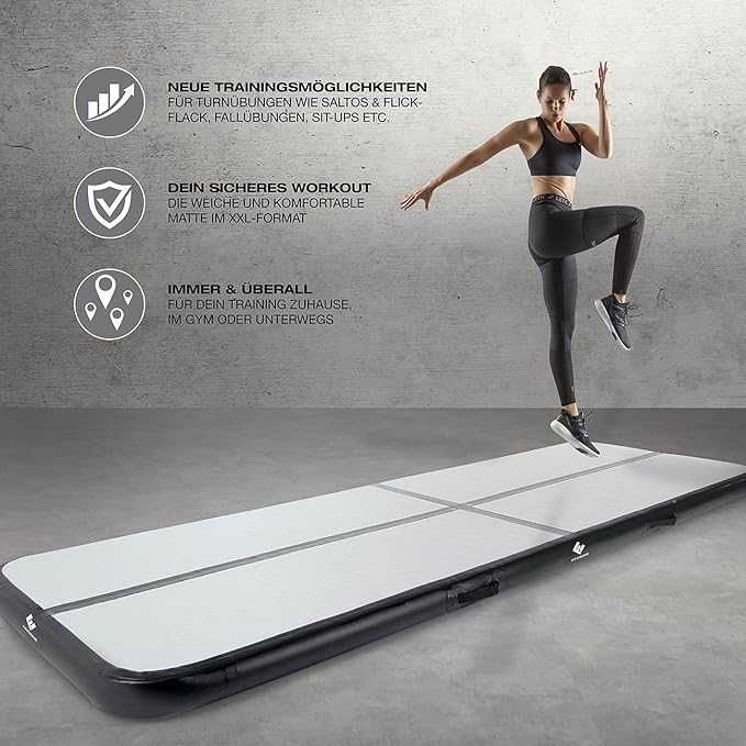 Надувна постелка за тренировки FitEngine Air Track