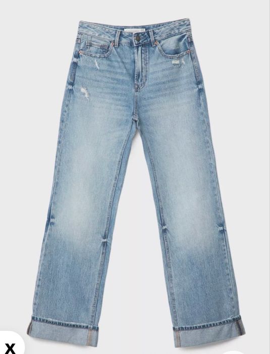 Stradivarius светло сини дънки