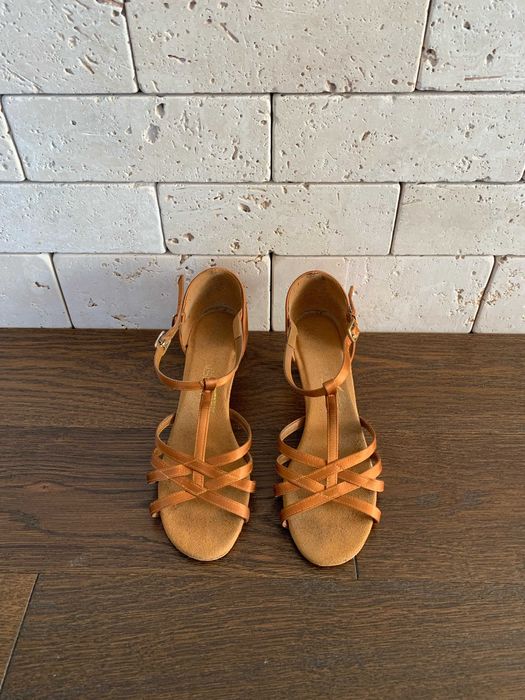 Сатенени танцови обувки