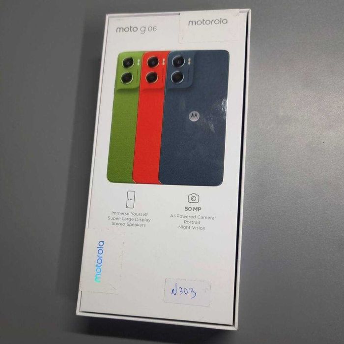 Смартфон Motorola Moto G06 (4GB / 64GB) – неизползван!