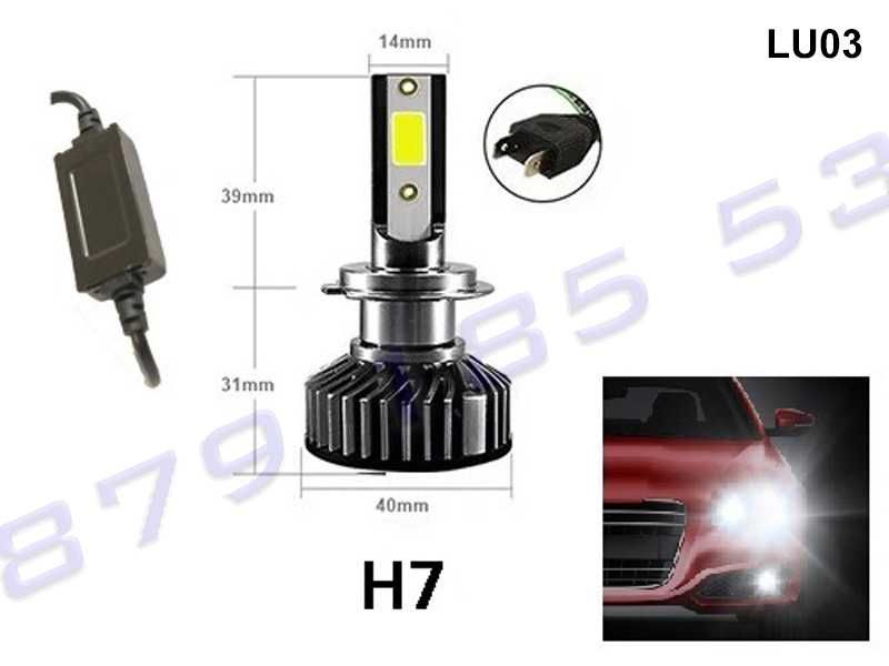 Диодни крушки H7 фарове с Канбус 9V-36V Х7 Светлини ледове canbus